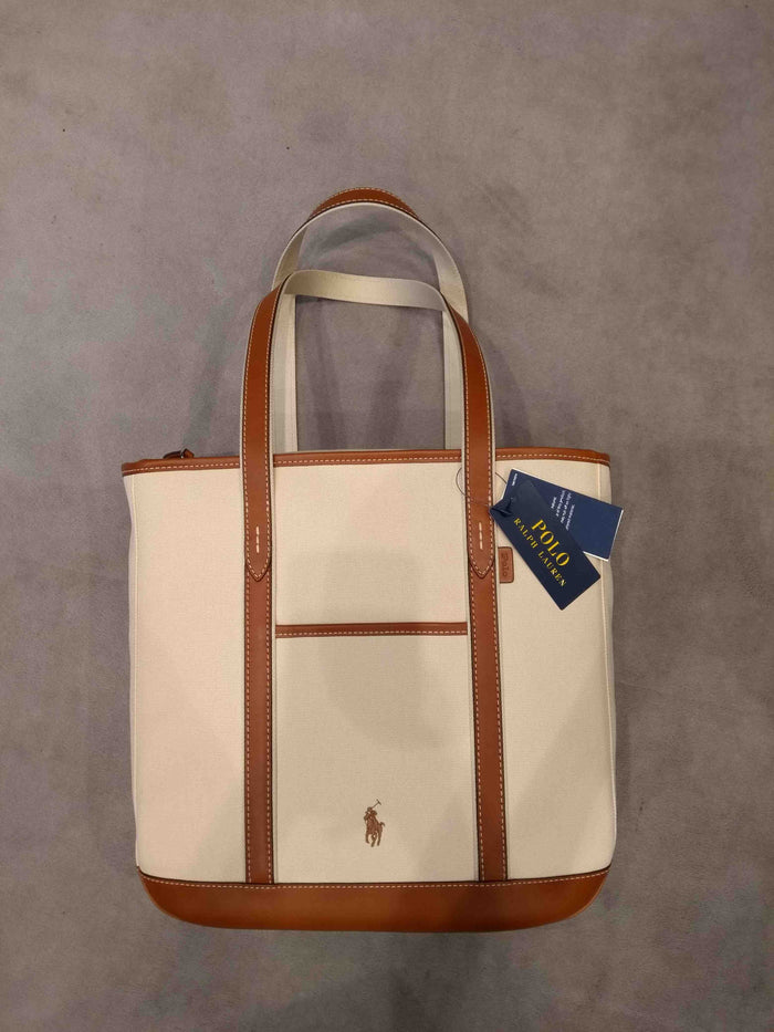 Md Shp Tote Medium Nude & Neutrals Cotton | Bag