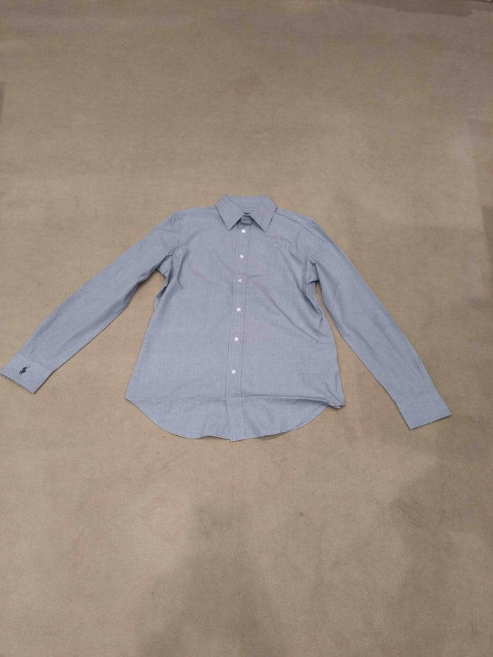 Ls Brkn St Long Sleeve Blue Cotton | Shirt