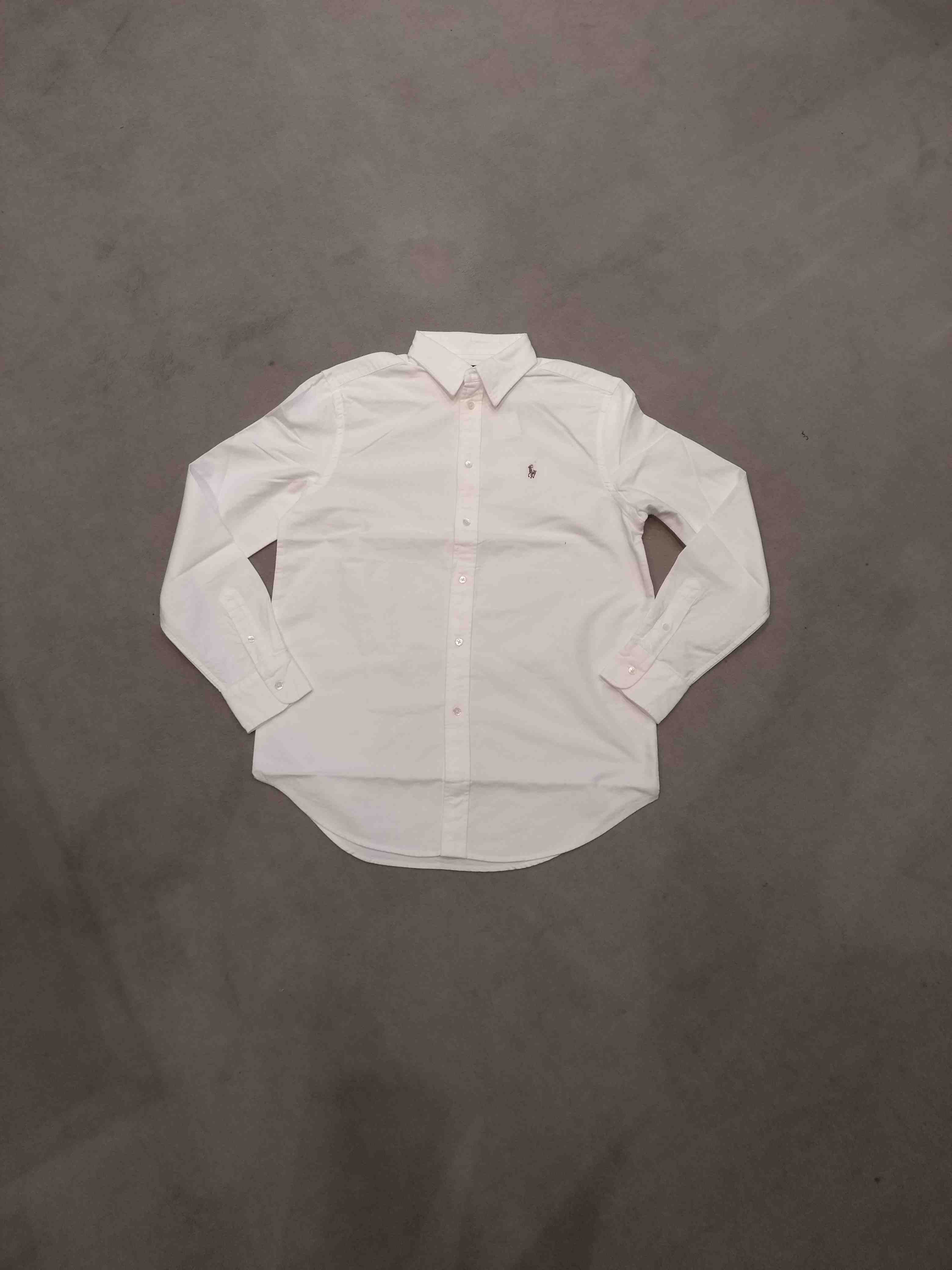 Oxford Classic Long Sleeve Button Front White Cotton | Shirt