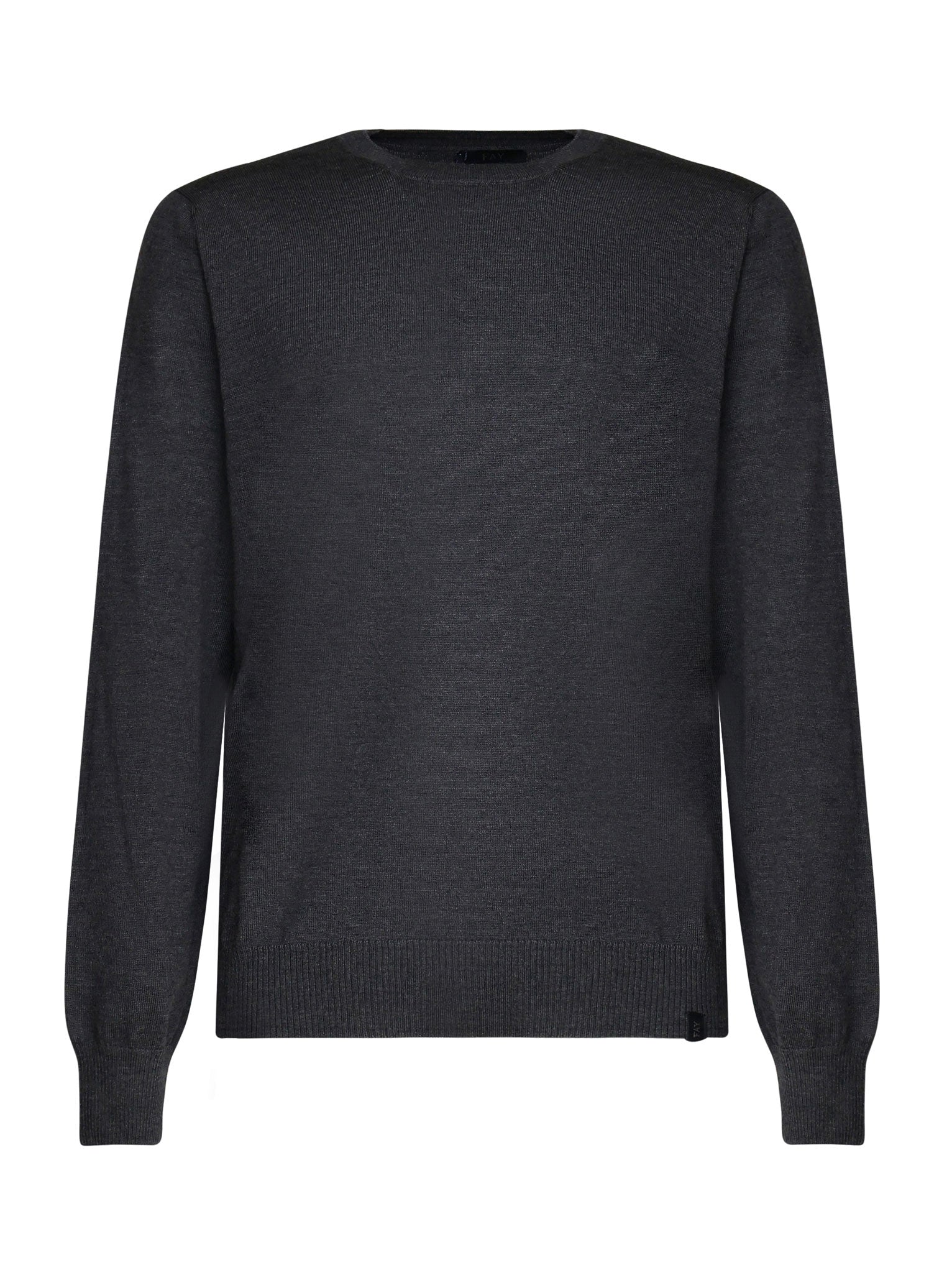 Fay Sweaters Grey Wool