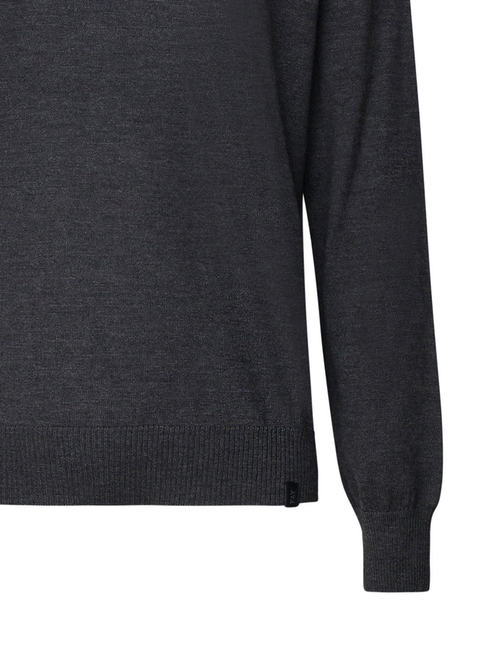Fay Sweaters Grey Wool