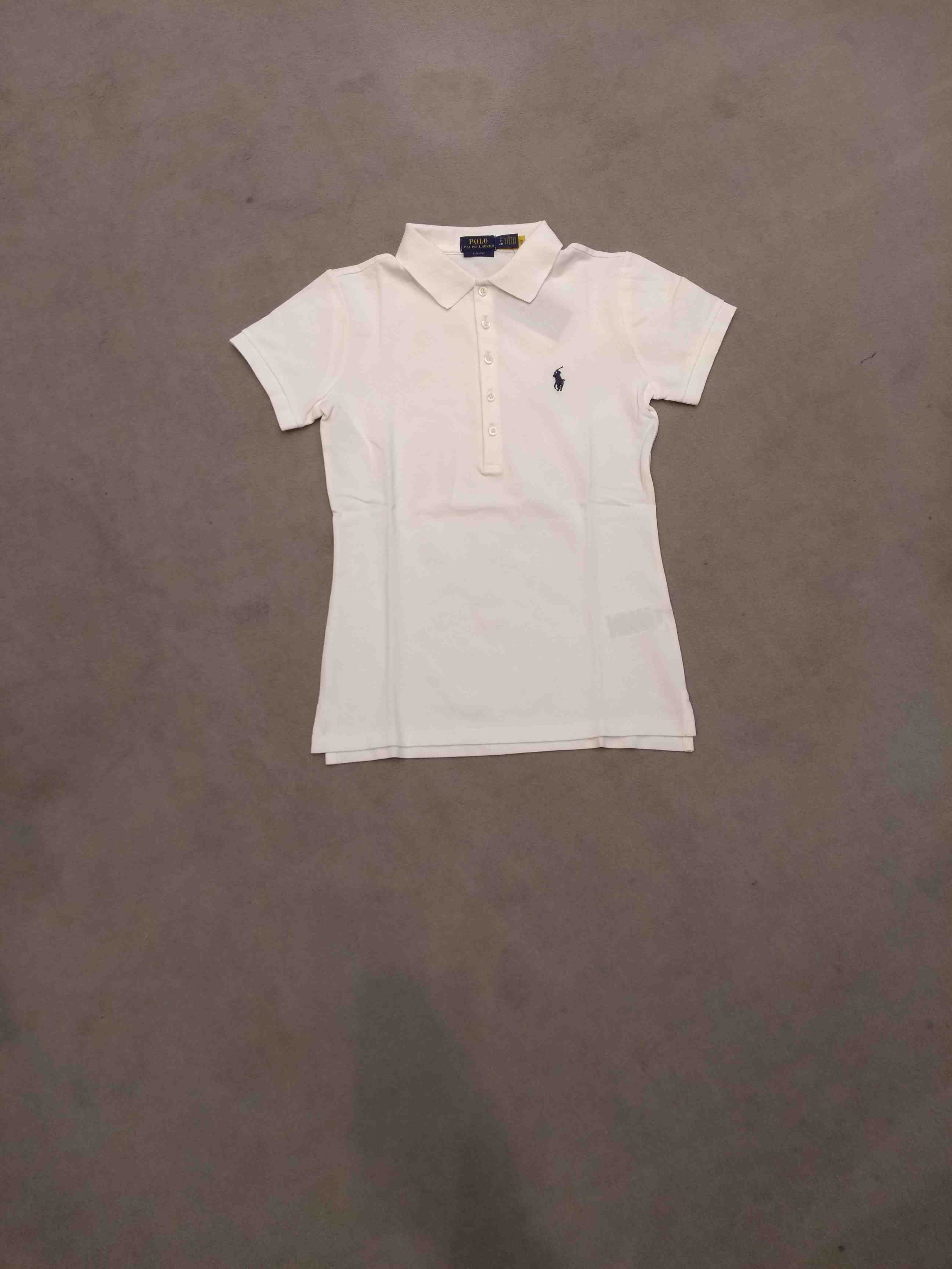 Polo Short Julie White Cotton |