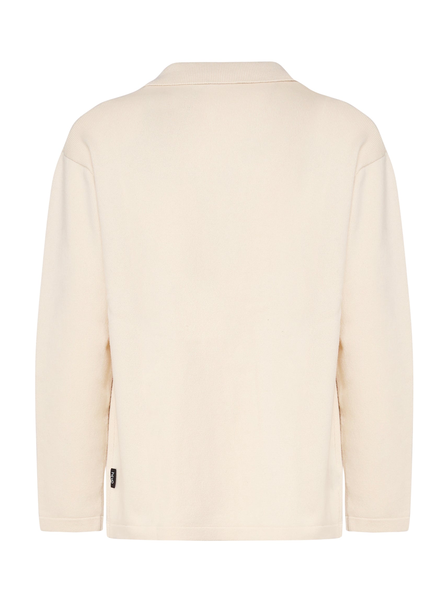Hevo Sweaters White Blended Virgin Wool