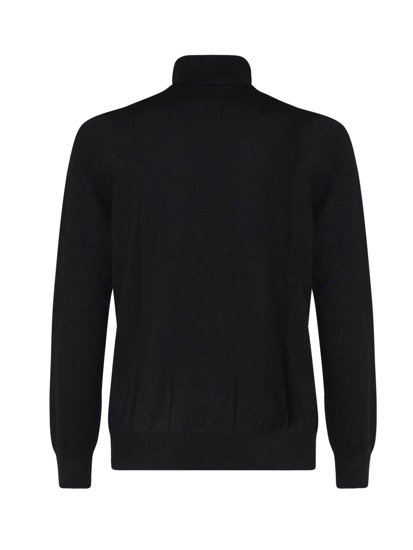 Fay Sweaters Black Virgin Wool
