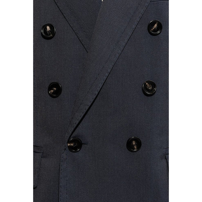 Wool Twill Blazer Blue