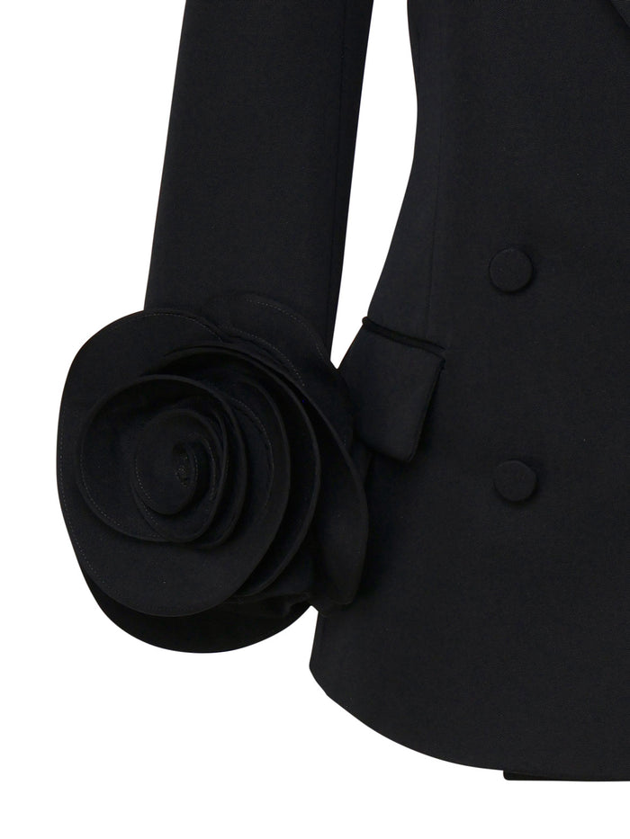 Valentino Garavani Jackets Black Wool
