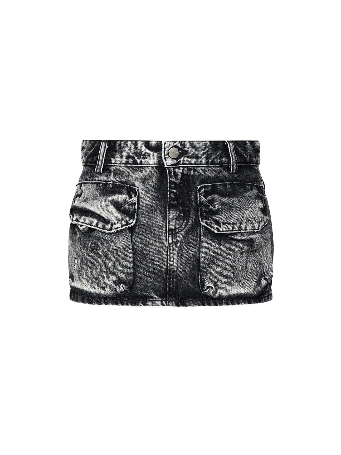 ICON DENIM Skirts Aged Grey Cotton
