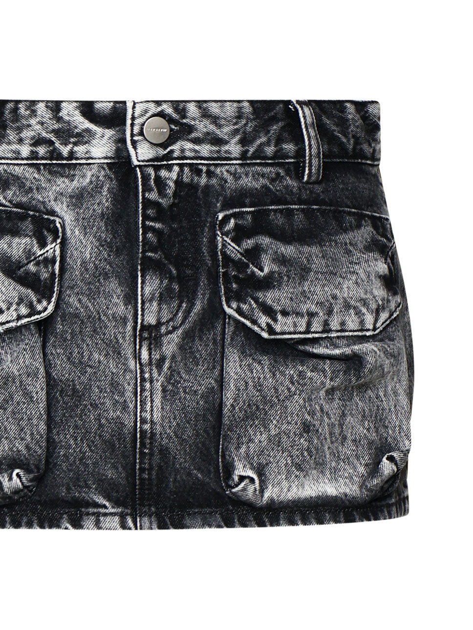 ICON DENIM Skirts Aged Grey Cotton