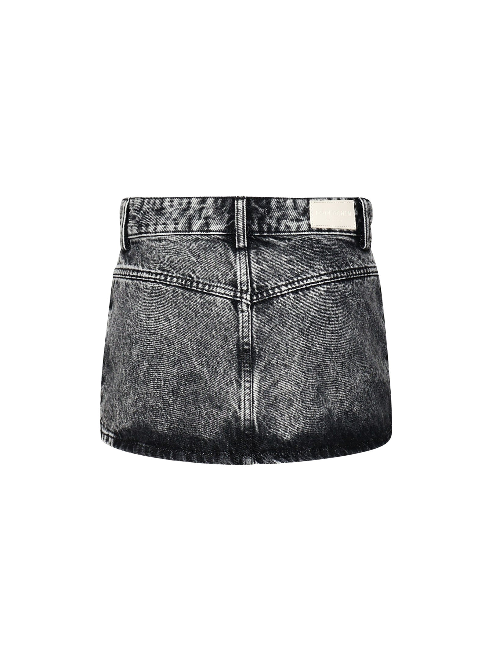 ICON DENIM Skirts Aged Grey Cotton