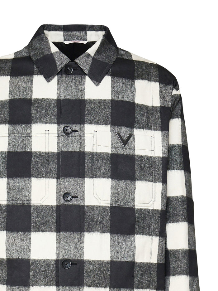 Valentino Garavani Shirts B/w Check