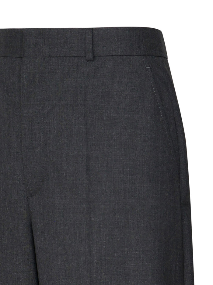 Valentino Garavani Rtw Melange Grey Virgin Wool
