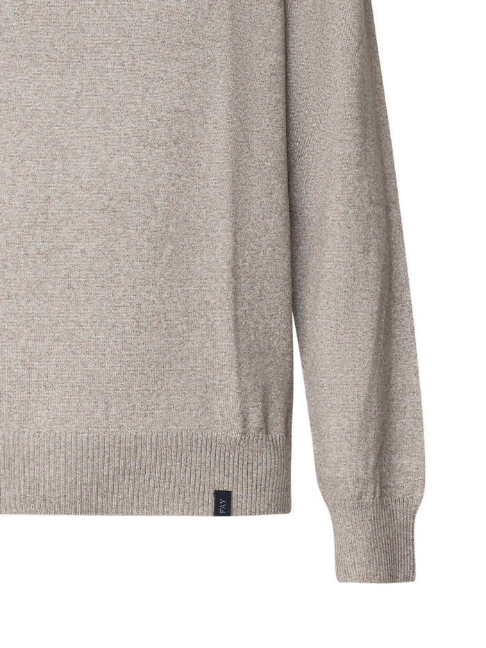 Fay Sweaters Khaki