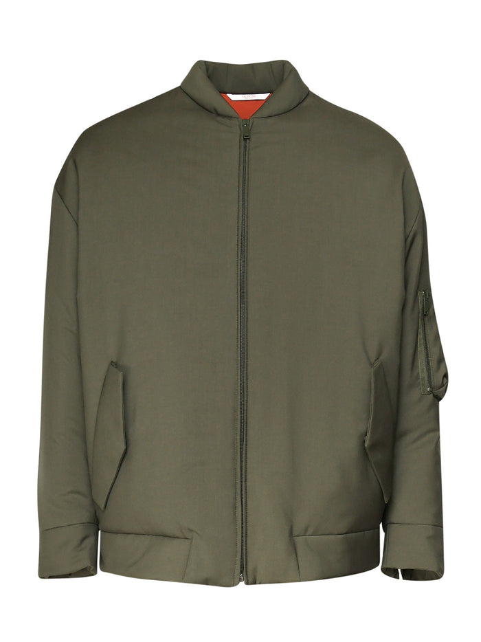 Valentino Garavani Coats Army Wool Mohair