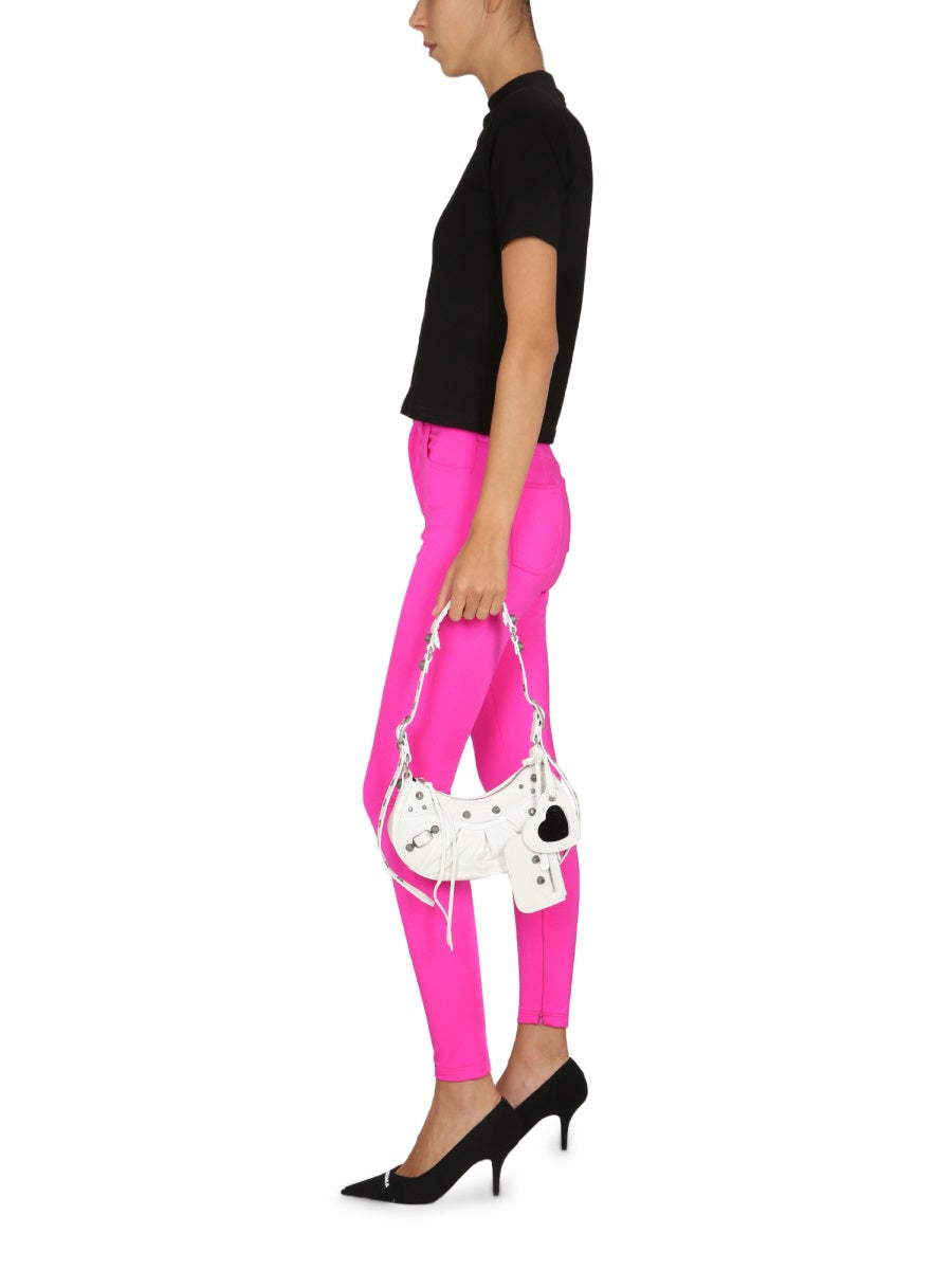 Leggings Nylon Pink Polyamide Trousers