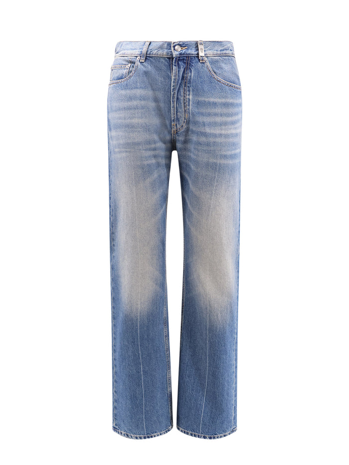 Alexander McQueen Jeans Blue Cotone Organico