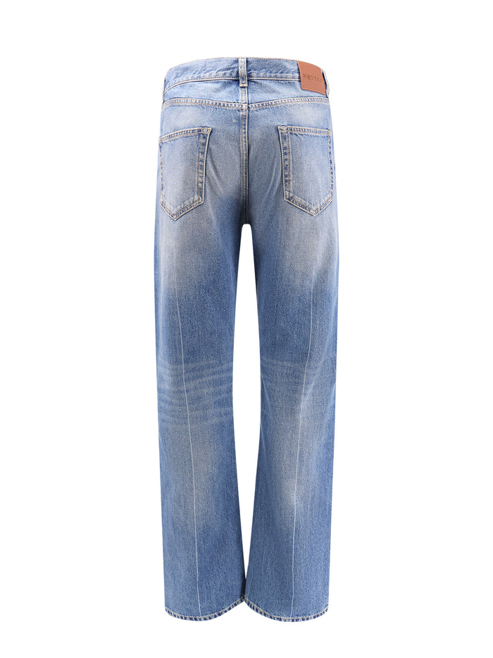 Alexander McQueen Jeans Blue Cotone Organico