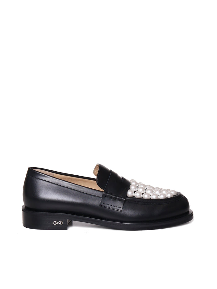 MACH & Flat shoes Black Calfskin