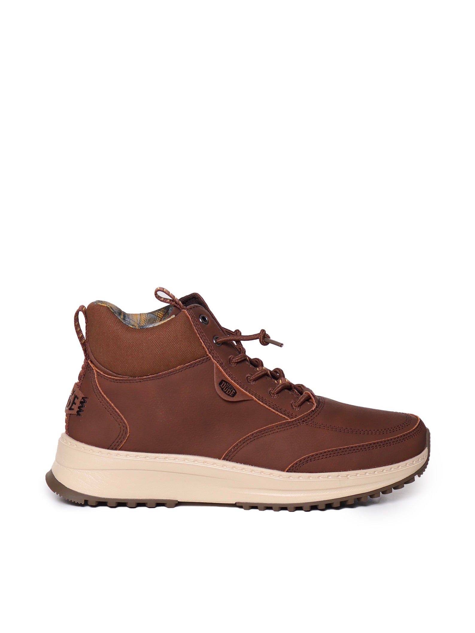 Hey Dude Sneakers Beige, Brown Suede