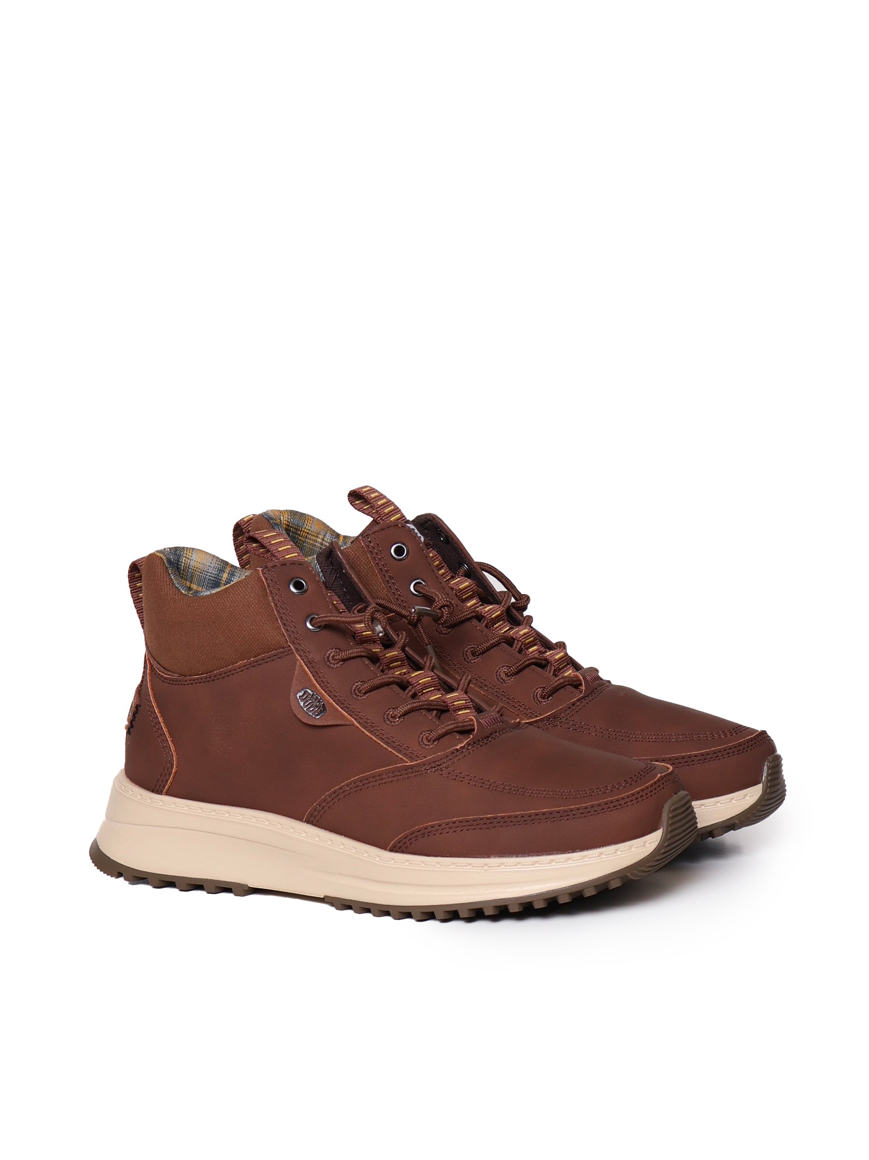 Hey Dude Sneakers Beige, Brown Suede