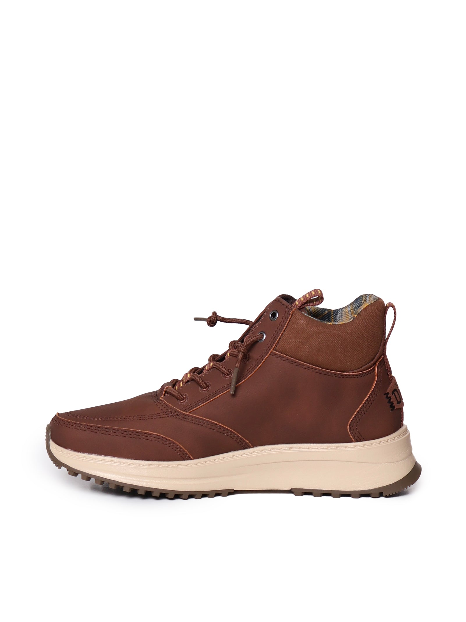 Hey Dude Sneakers Beige, Brown Suede