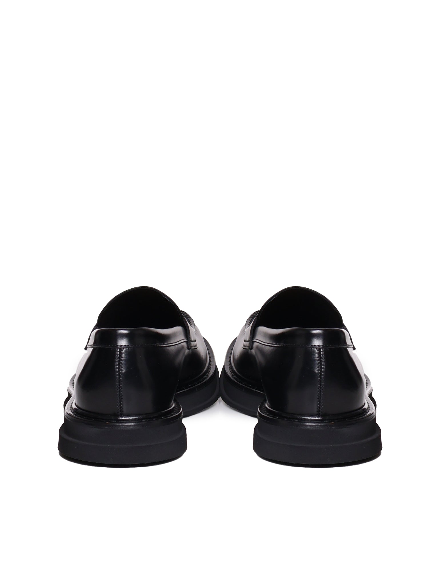 Doucals Flat Shoes Black Calfskin