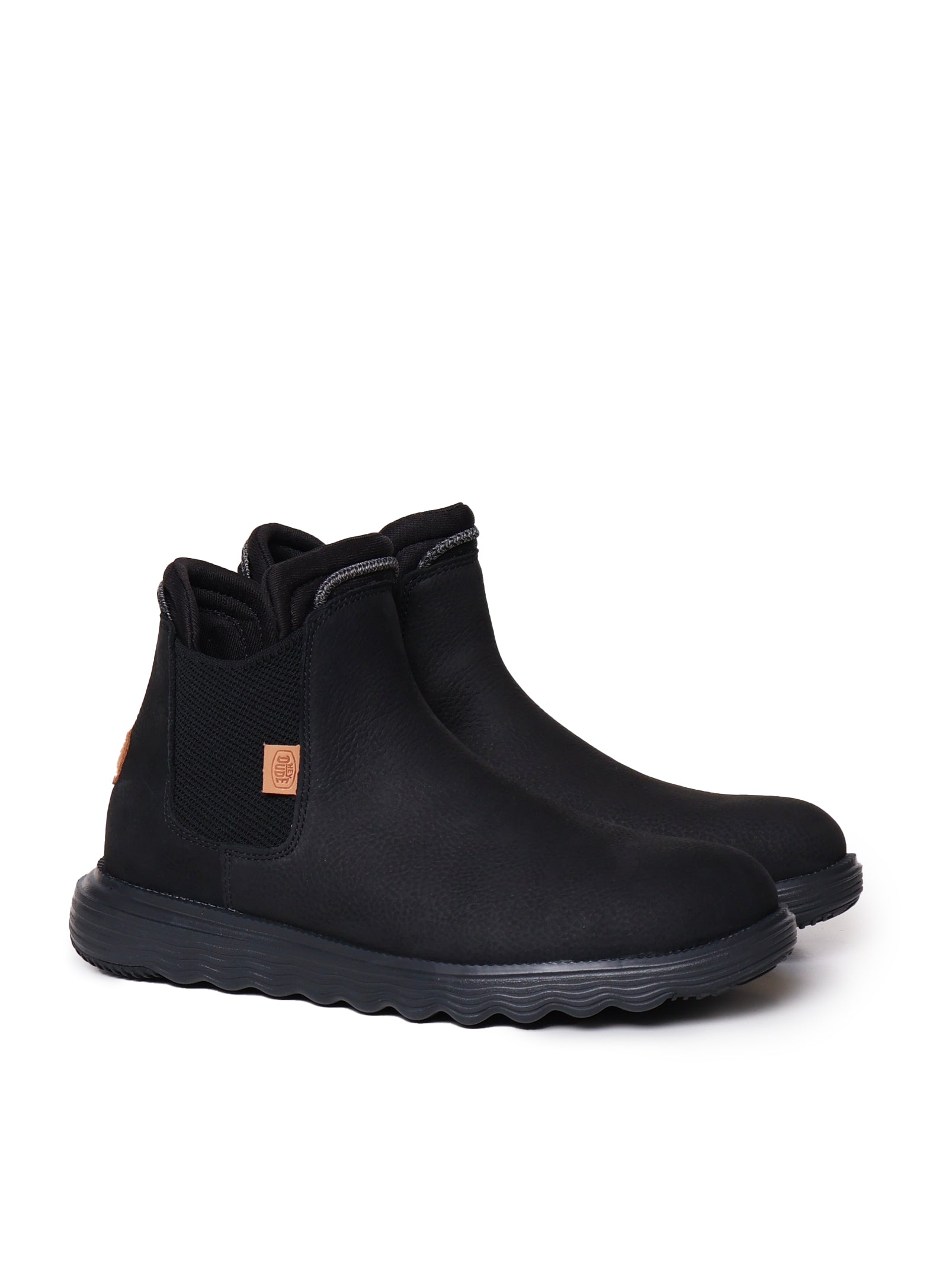 Hey Dude Boots Black Suede