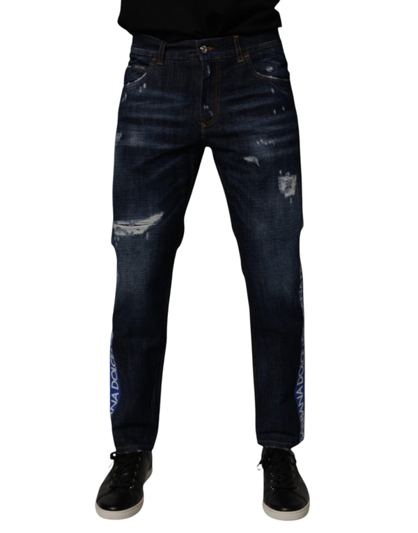 Dolce & Gabbana 90% Cotton 10% Spandex jeans in navy