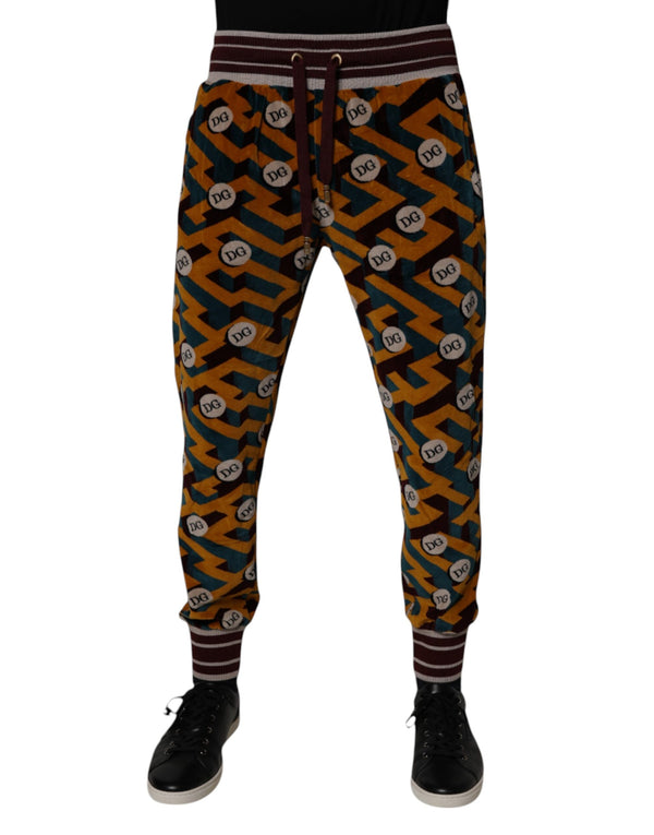 Dolce & Gabbana 88% Cotton 12% Nylon joggers in orange