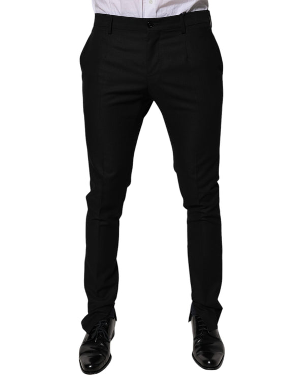 Dolce & Gabbana 100% Virgin Wool trousers in black