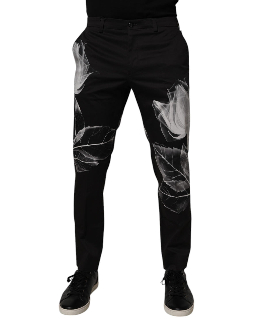 Dolce & Gabbana 97% Cotton trousers in black