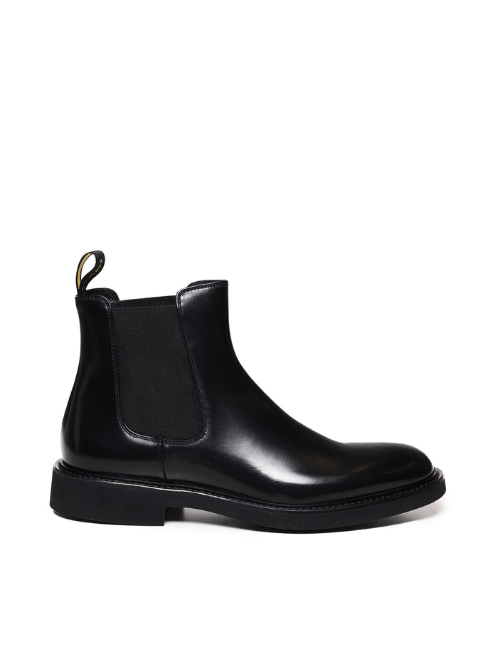 Doucals Boots Black Calfskin