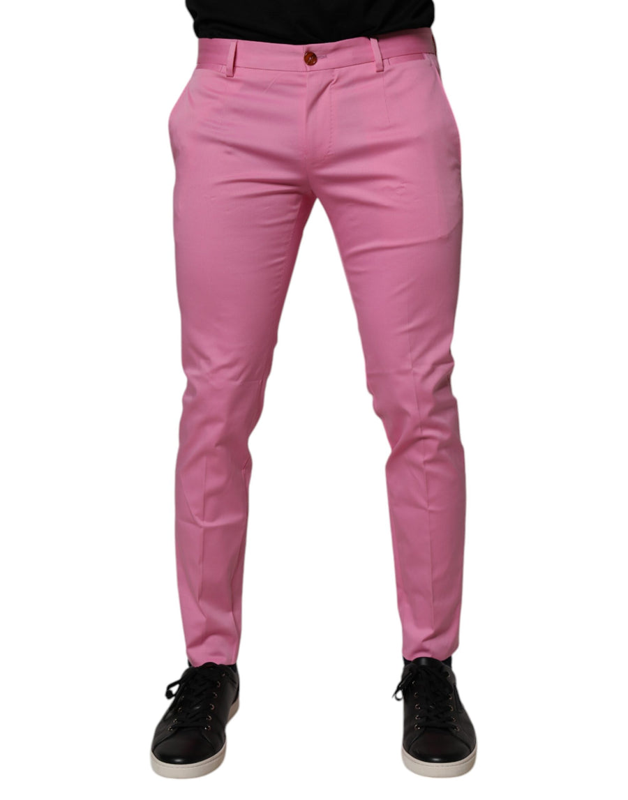 Dolce & Gabbana 98% Cotton trousers in pink