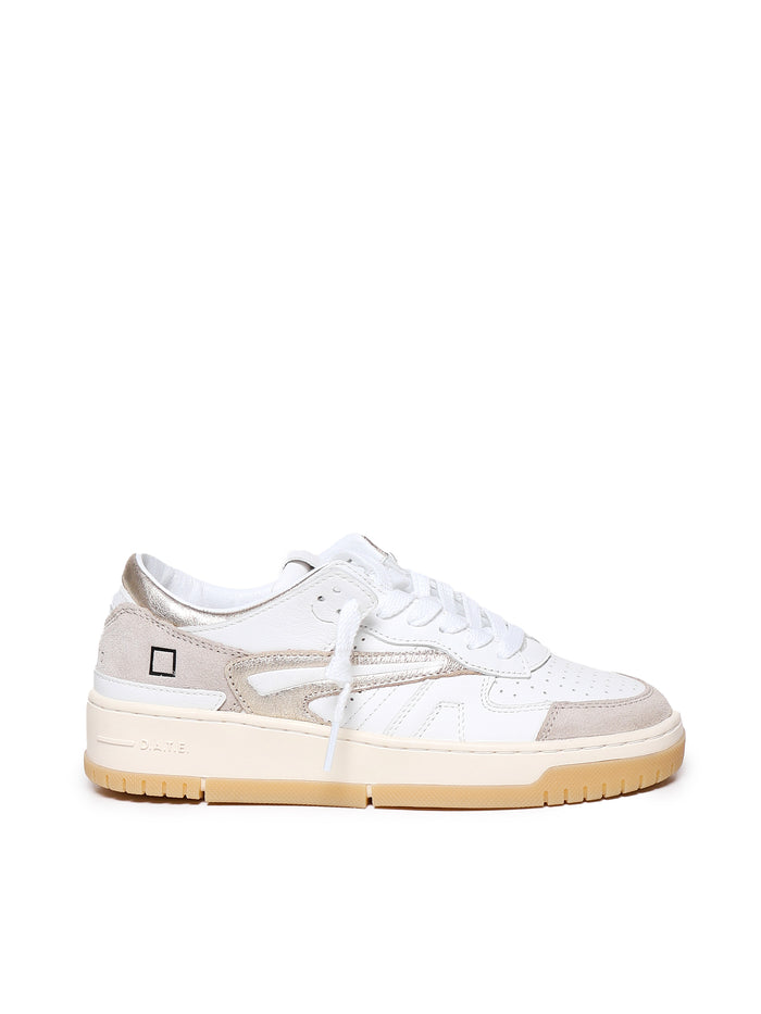 D.a.t.e. Sneakers White, Platinum Calfskin