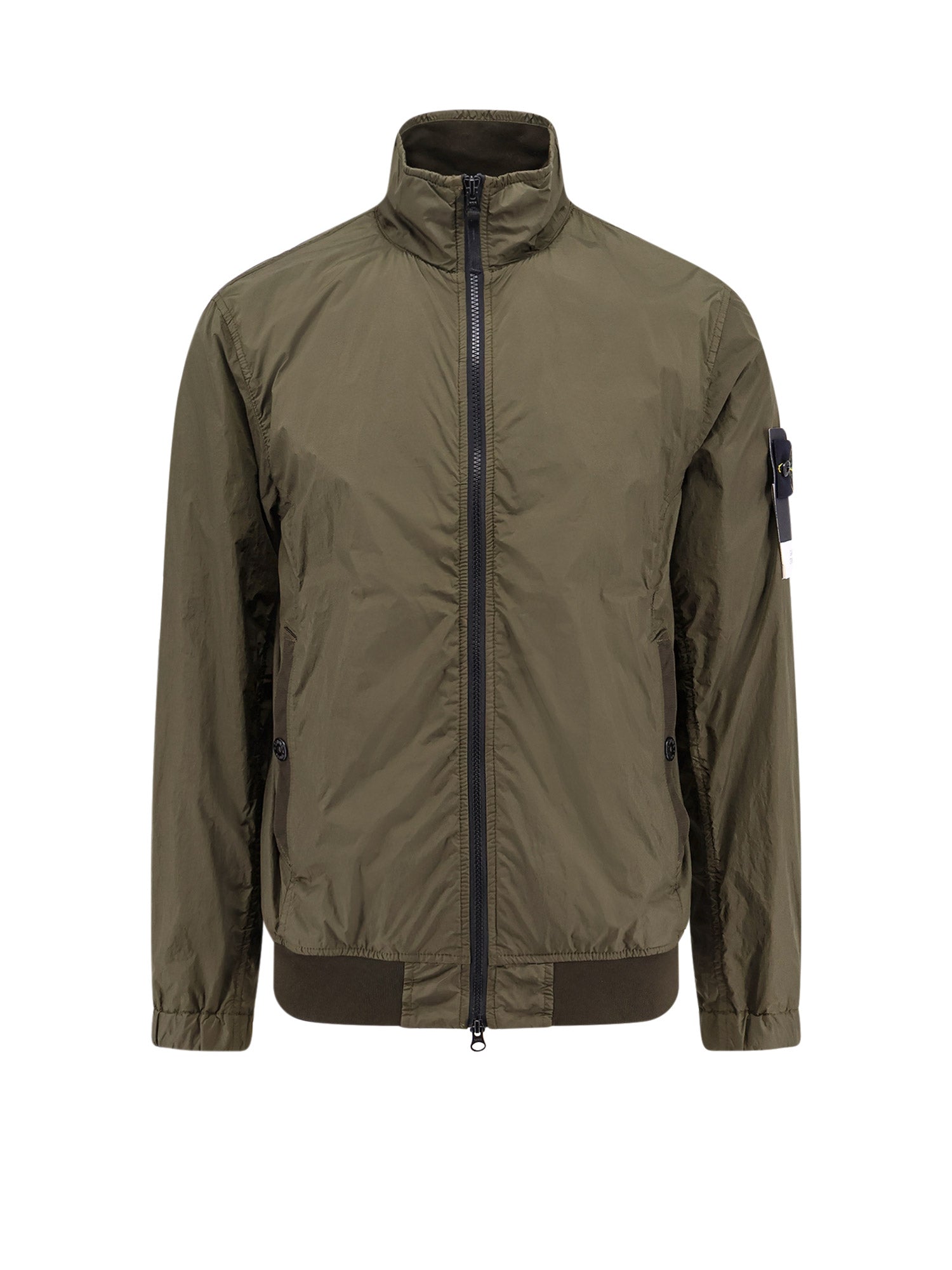 Stone Island Jackets Green Nylon Riciclato