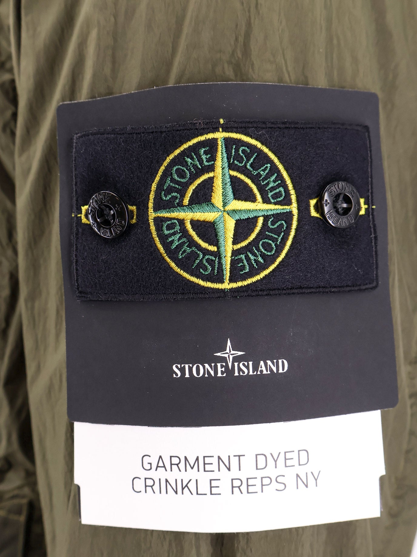 Stone Island Jackets Green Nylon Riciclato