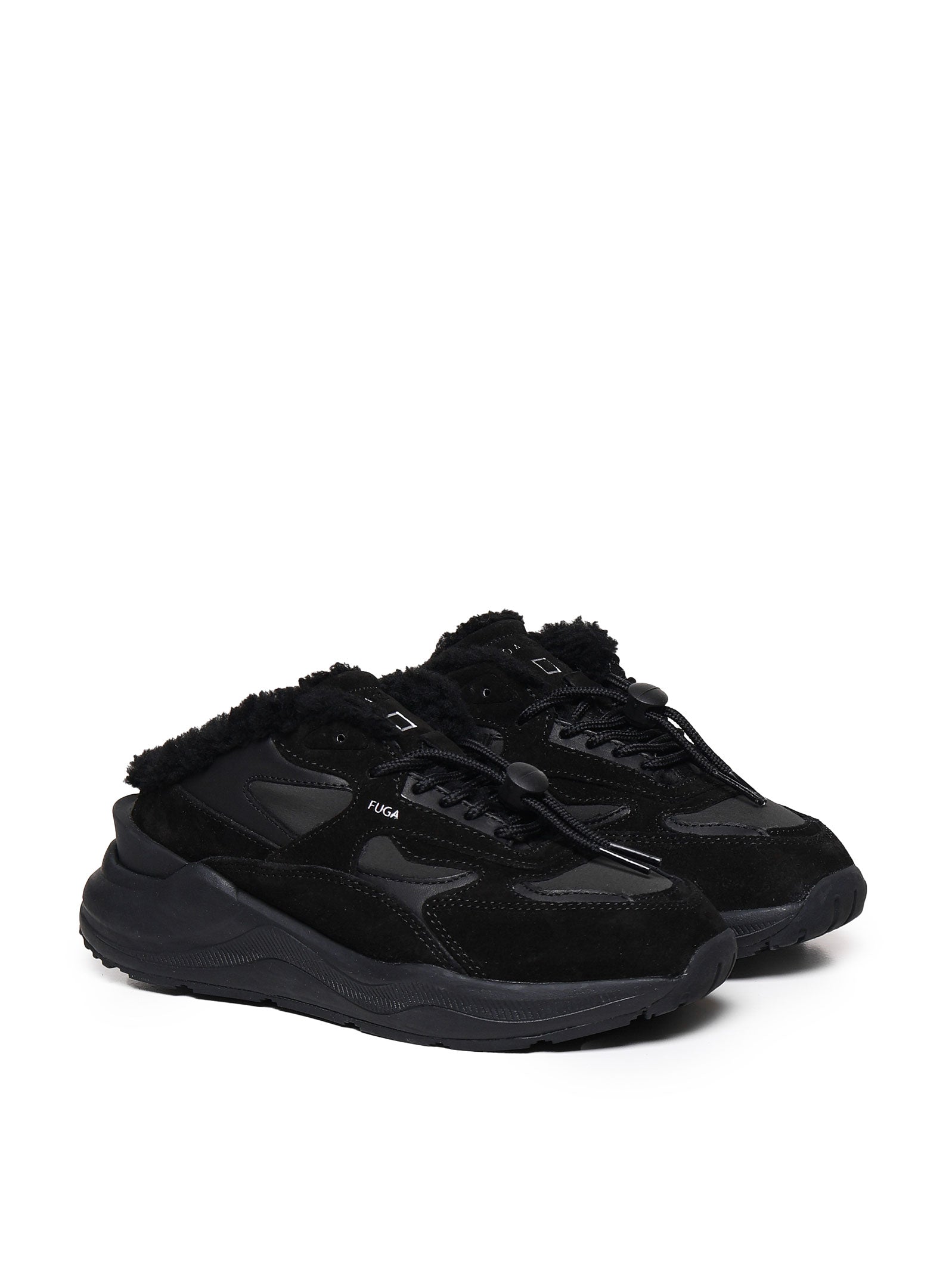 D.a.t.e. Sneakers Black Mesh