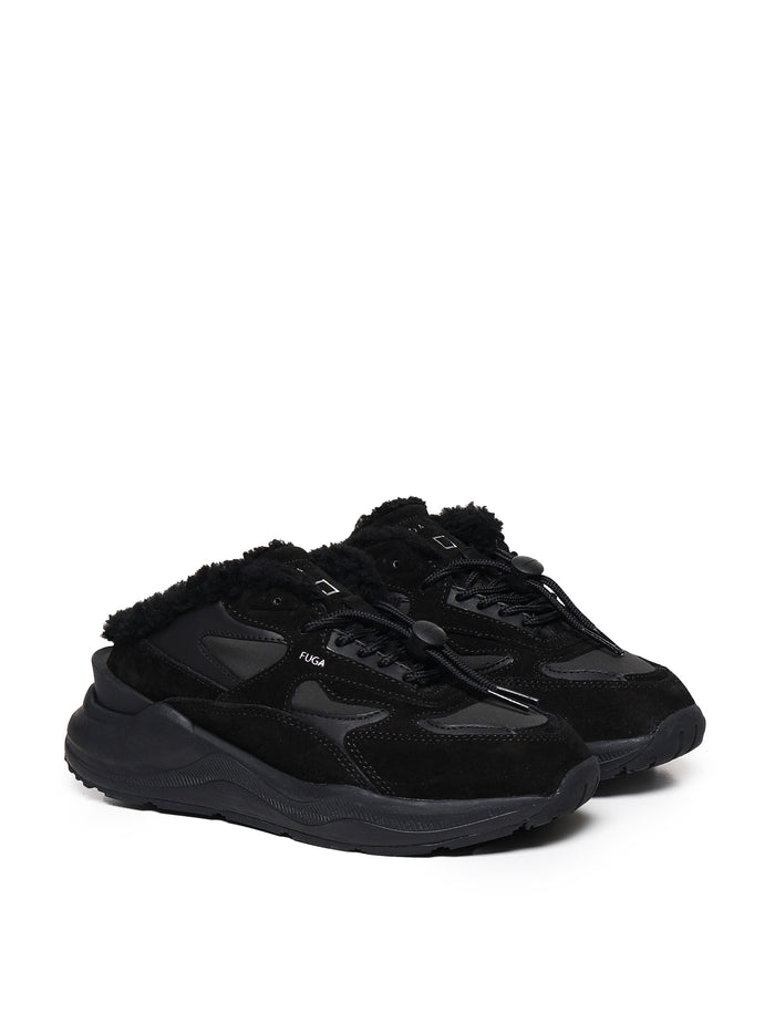 D.a.t.e. Sneakers Black Mesh