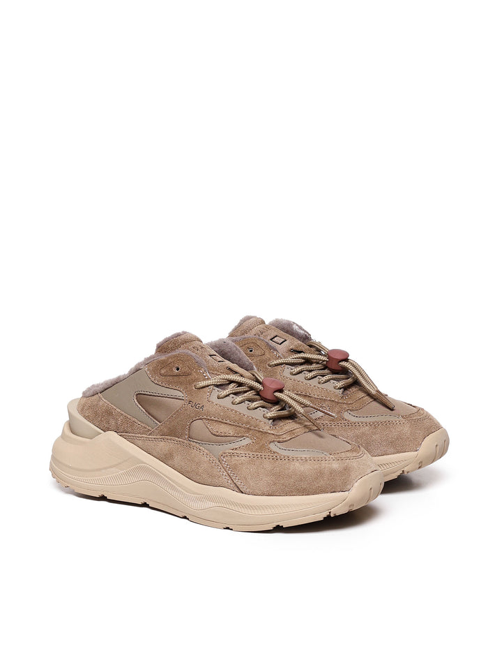 D.a.t.e. Sneakers Beige Suede
