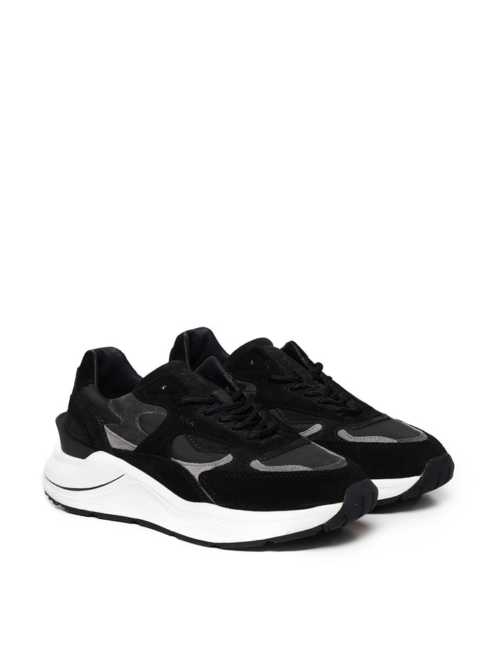 D.a.t.e. Sneakers Black Calfskin