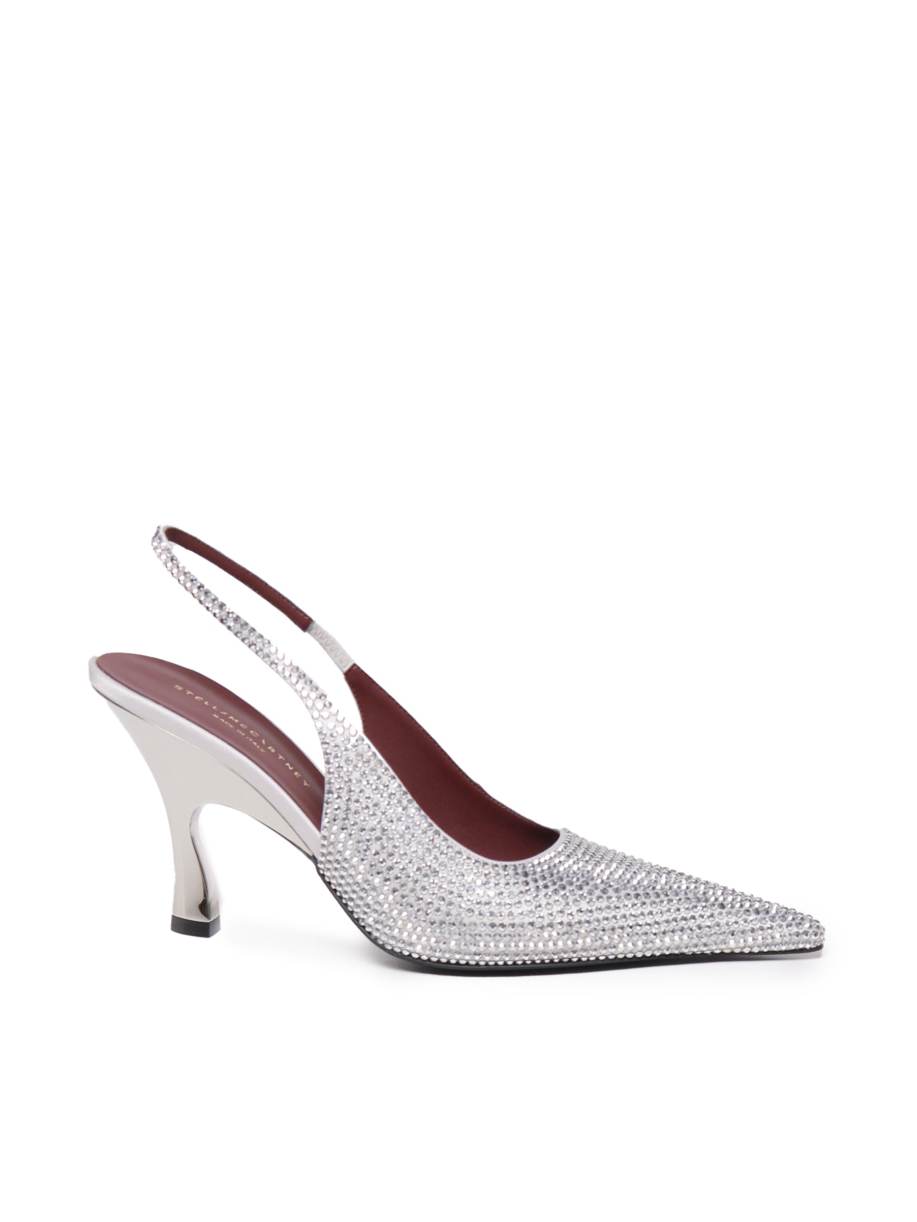Stella Mccartney With Heel Silver Upp: Polyester