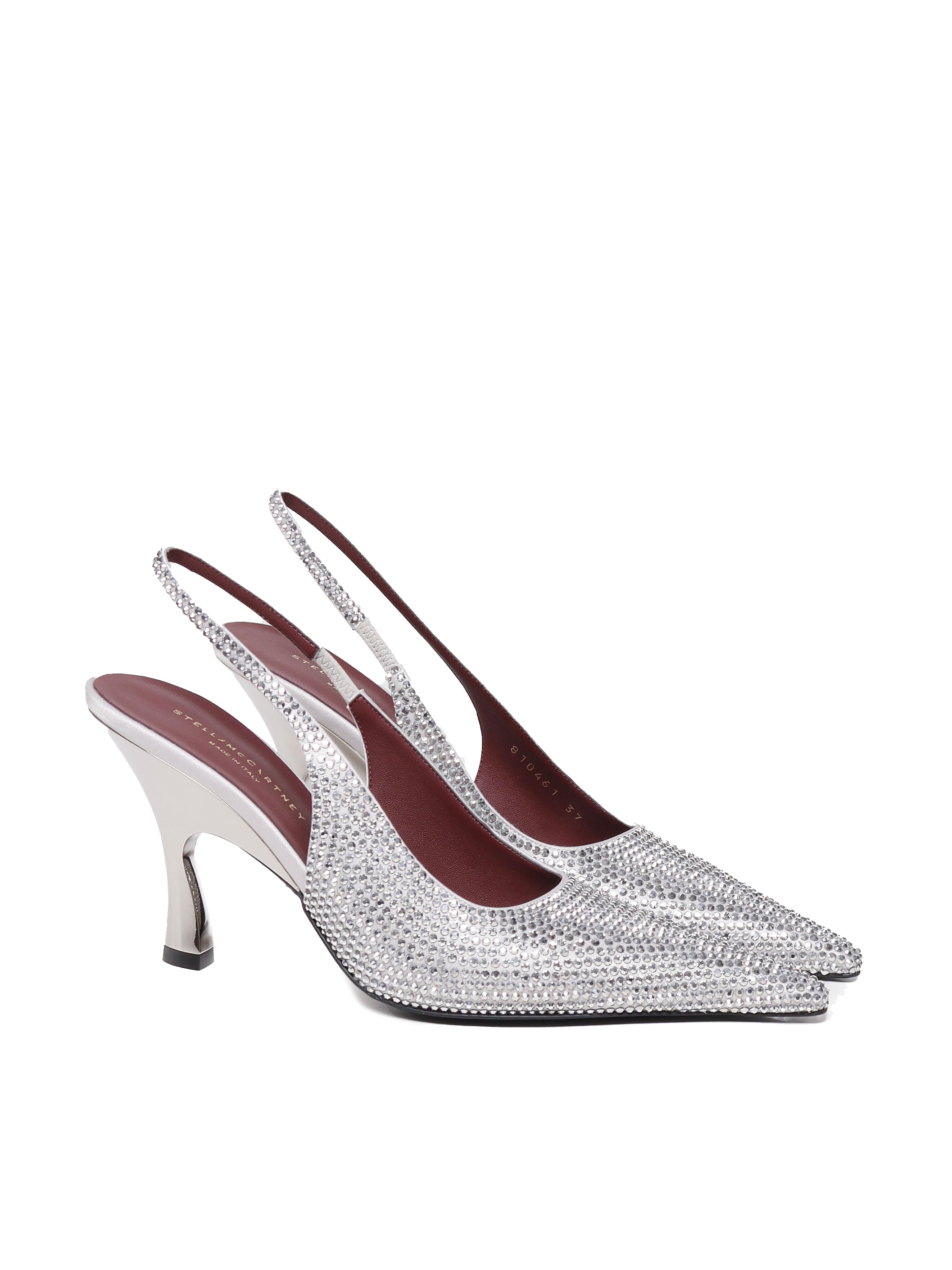 Stella Mccartney With Heel Silver Upp: Polyester