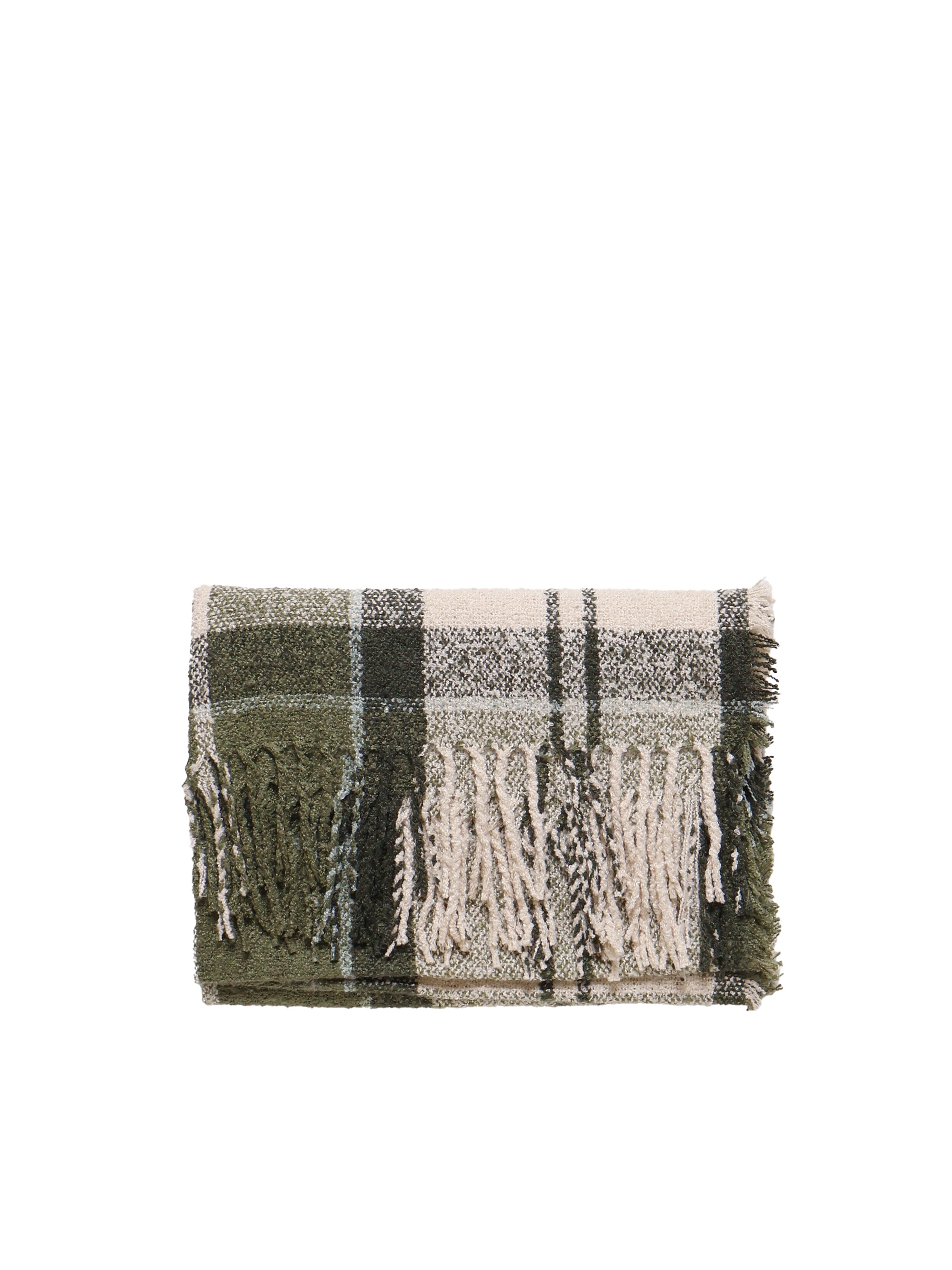 Barbour Scarfs Green Wool