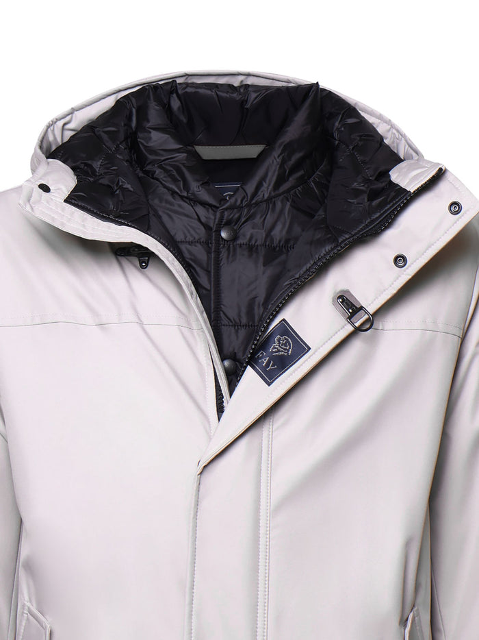 Fay Coats White 100 % Pl