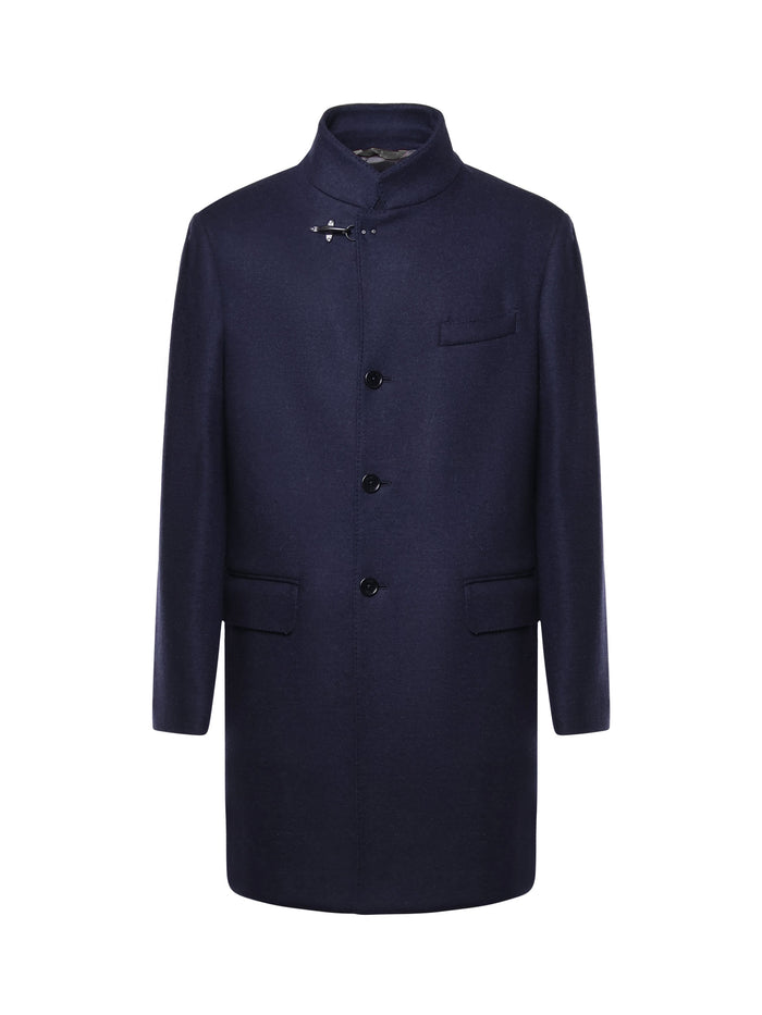 Fay Coats Blue Denim