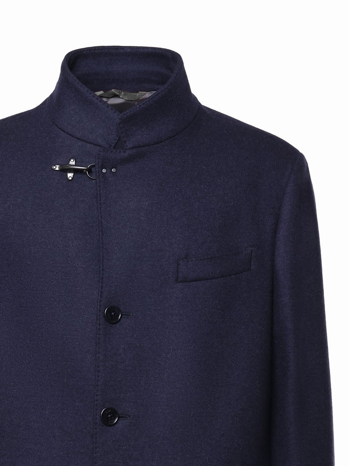 Fay Coats Blue Denim