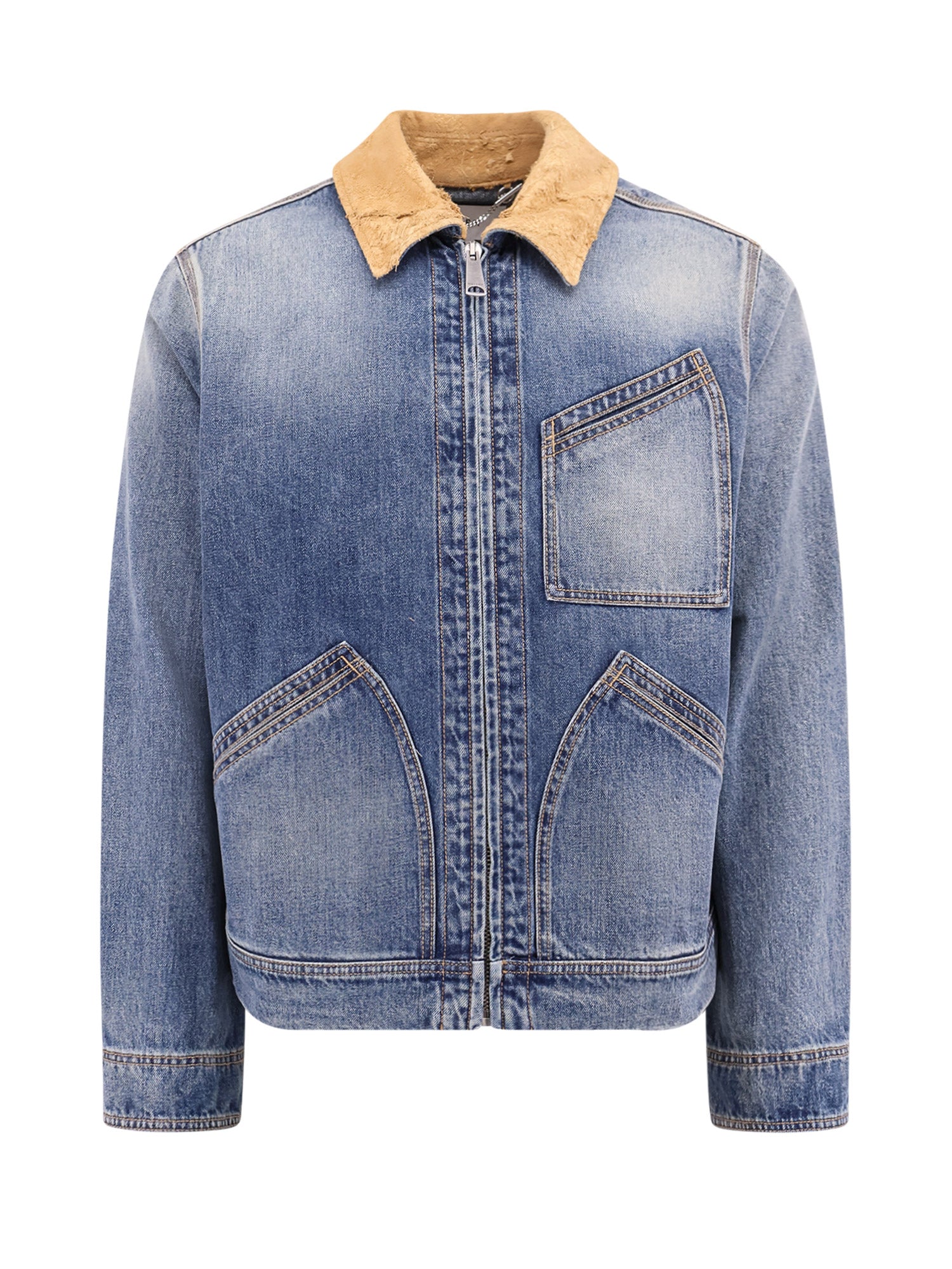 Alexander McQueen Jackets Blue Cotone Organico