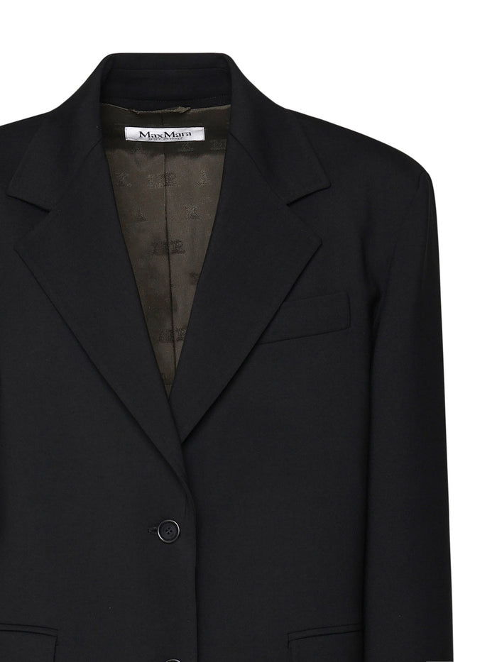 Max Mara Jackets Black Lana Vergine Ovis Aries