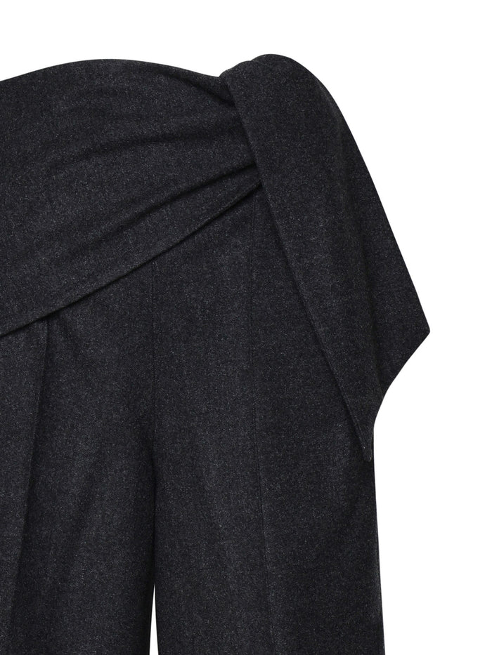 Max Mara Rtw Anthracite Lana Vergine Ovis Aries