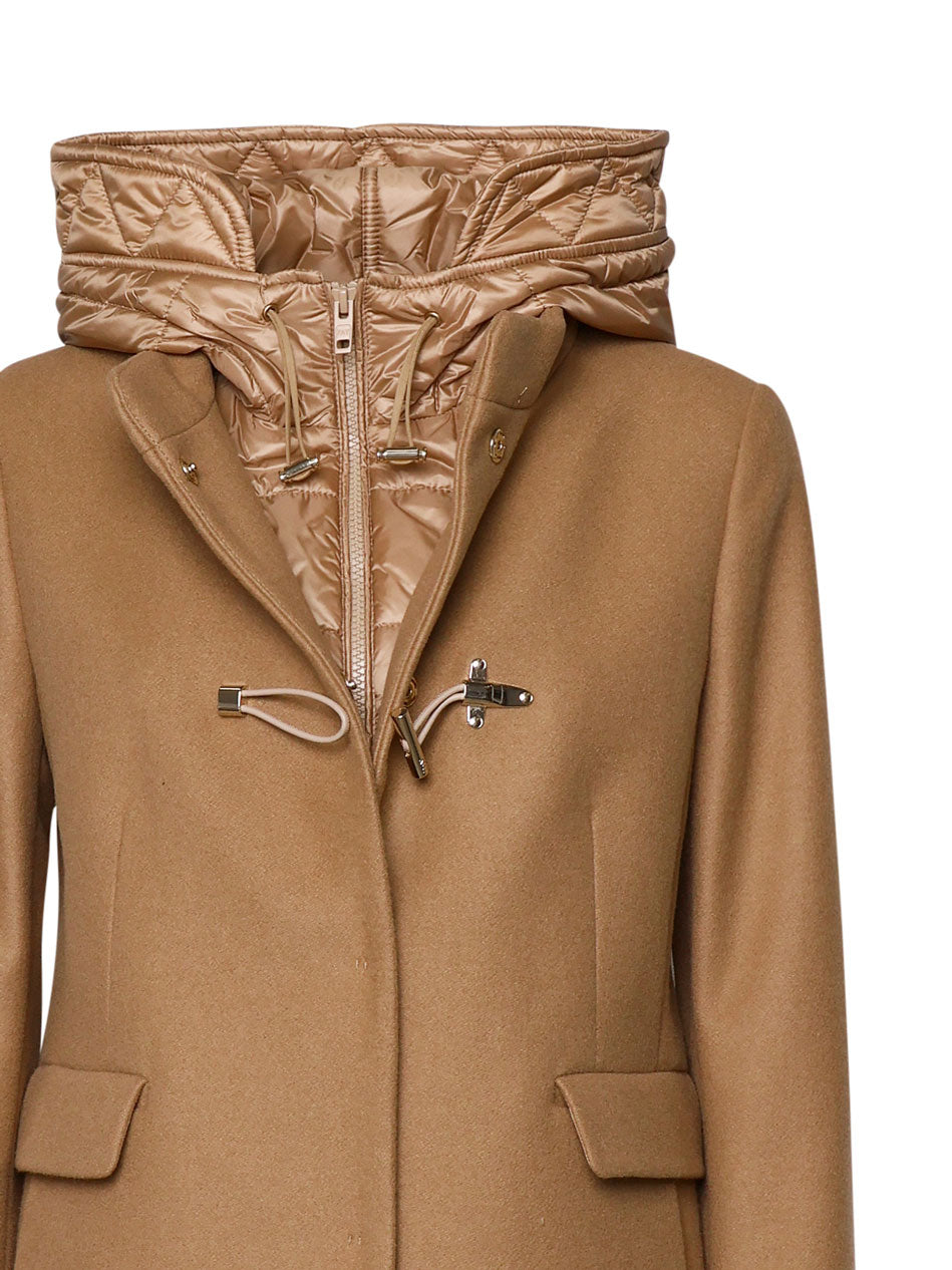 Fay Coats Cappuccino Lana Vergine