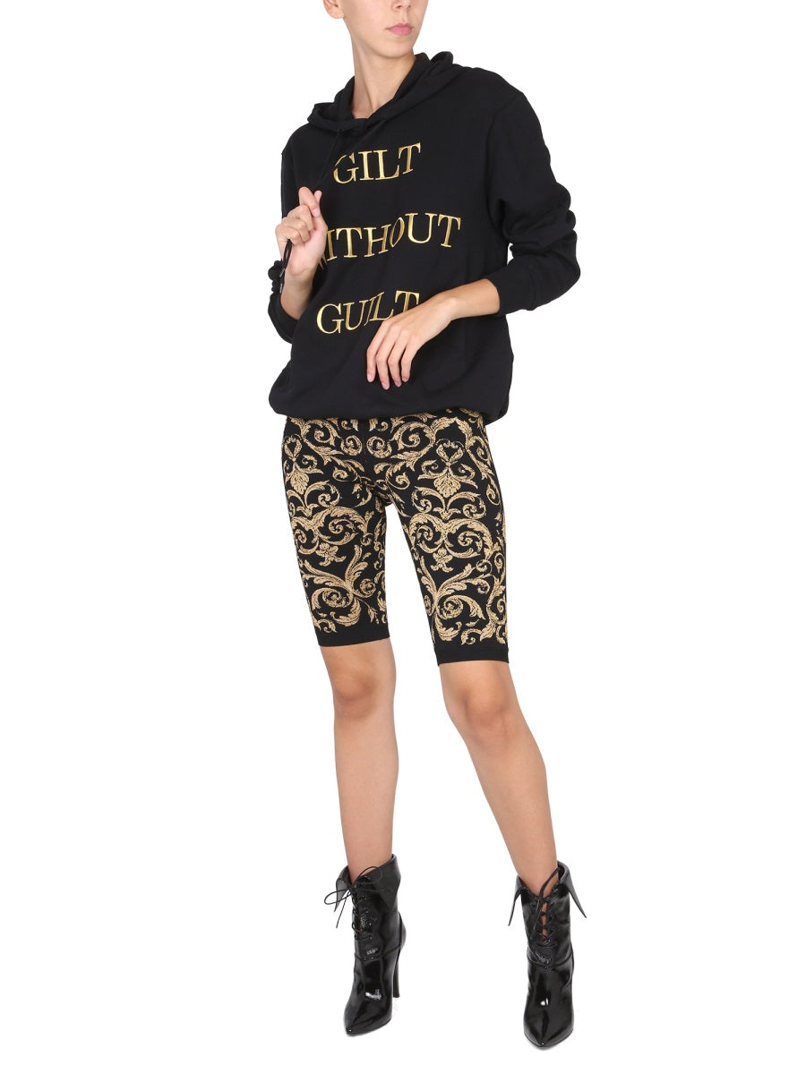 Gilt Without Guilt Sweatshirt Black Cotton Sweatshirts